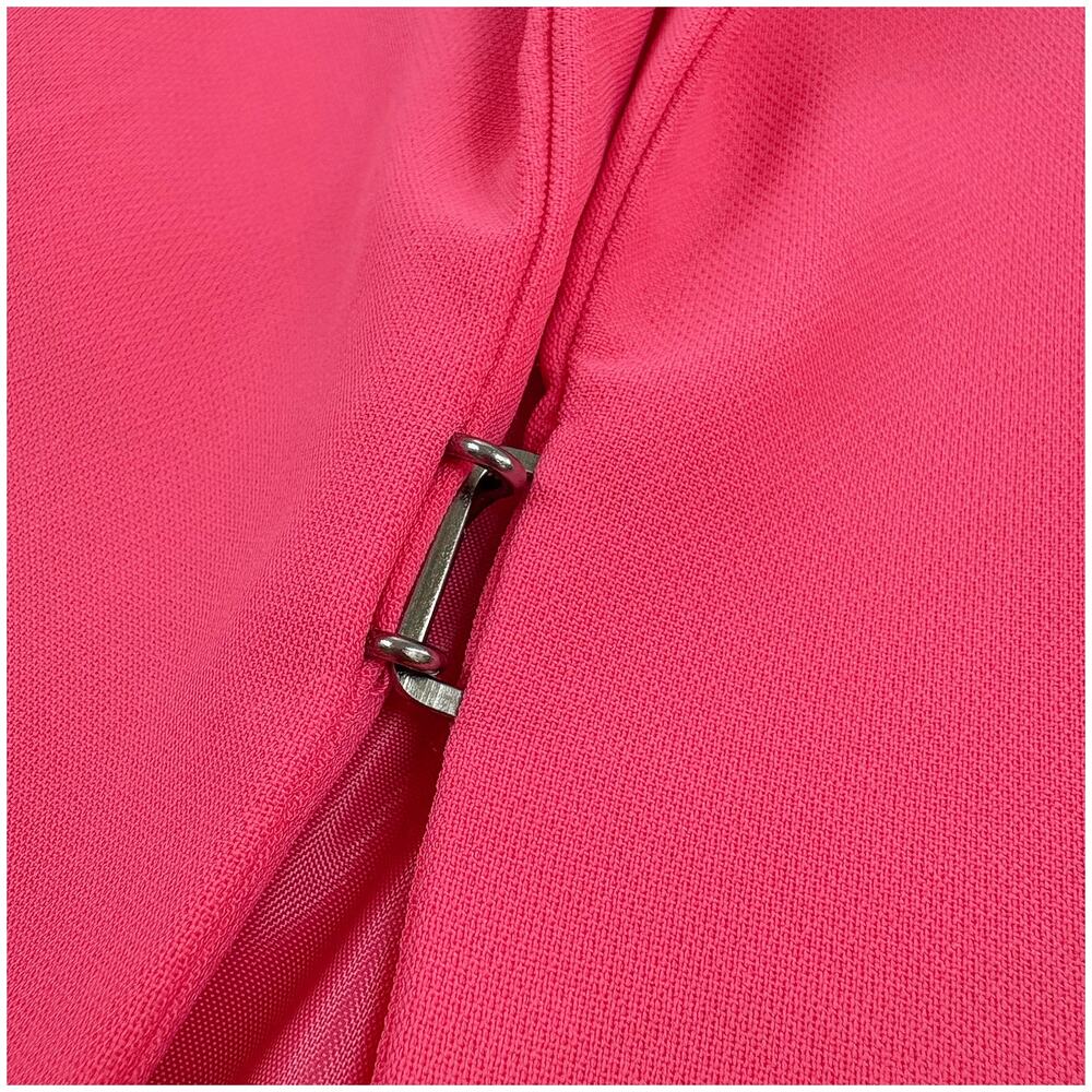 Liz Claiborne Hot Pink Blazer Womens 10 Career Barbie Workwear Bold Bright - Picture 6 of 8